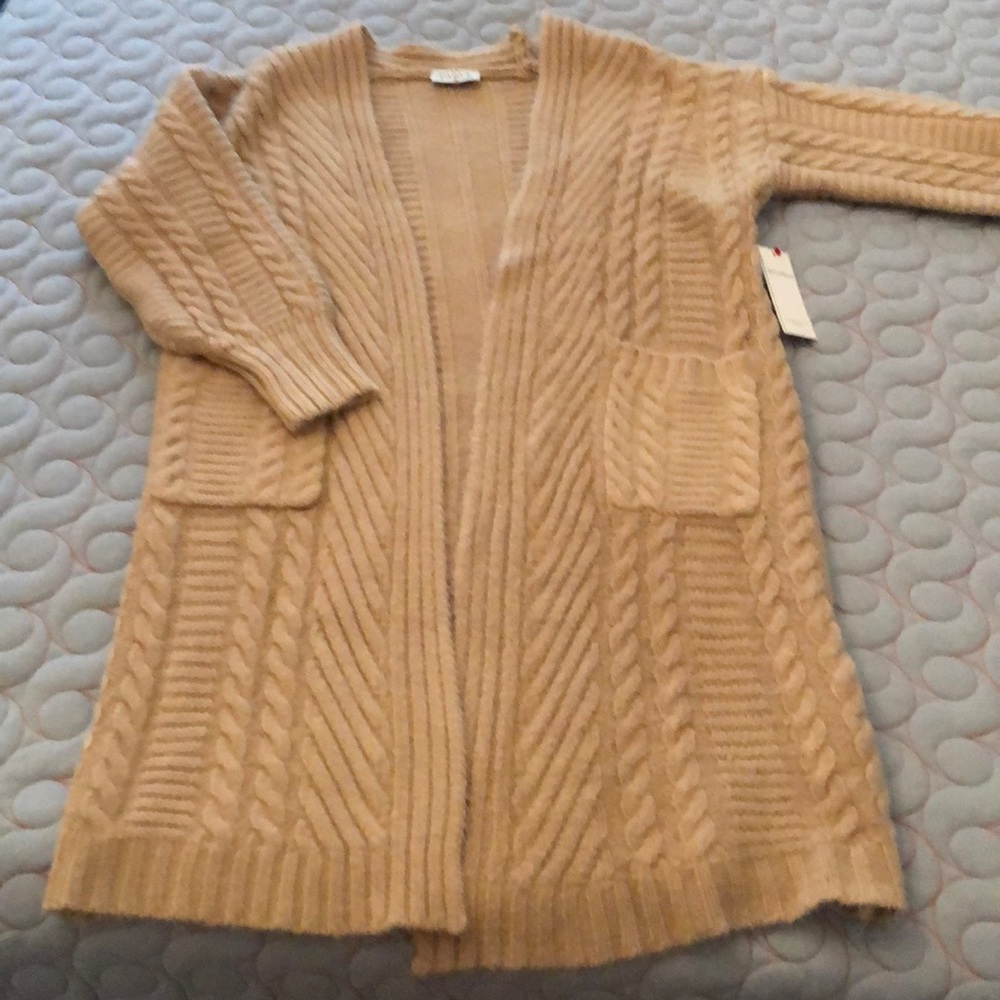 NWT Red Dress Boutique Long Cardigan Sweater, S